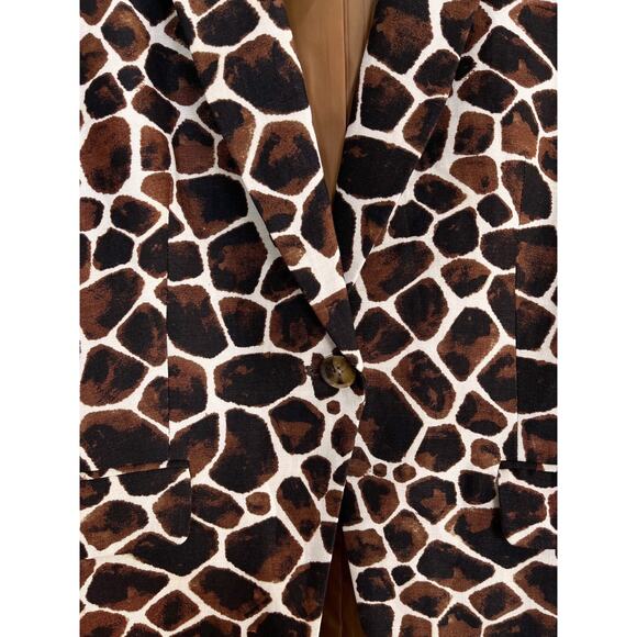 Calvin Klein Giraffe Print Vest - Brown and White - Picture 9 of 12